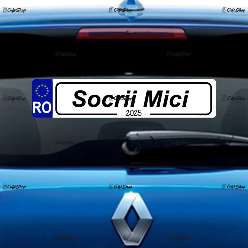 Socrii mici, indicator masina, 500x100 mm, model 2